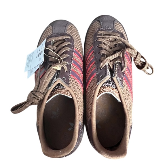 Adidas Originals SL 72 OG W Women’s Sneakers Brown/Red Size 5 US (36 EU) New/Tag - Picture 4 of 7